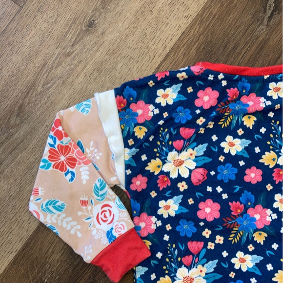 Penelope Plumm Floral Sweatshirt Top Shirt Multicolor Spring Bright 3T - Picture 9 of 11